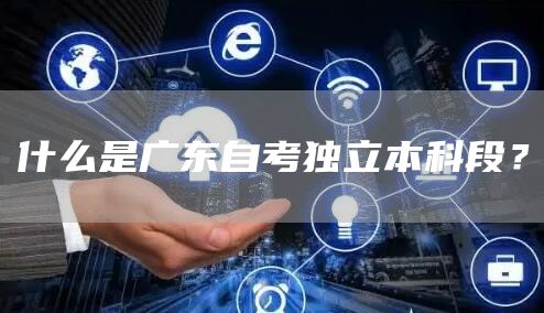 什么是广东自考独立本科段？