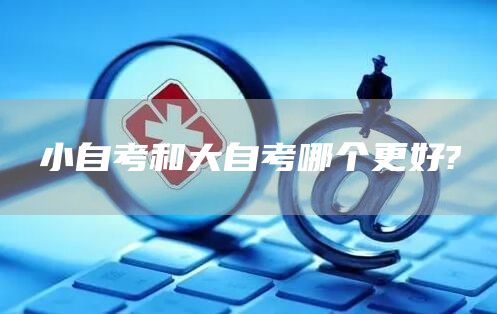 小自考和大自考哪个更好?