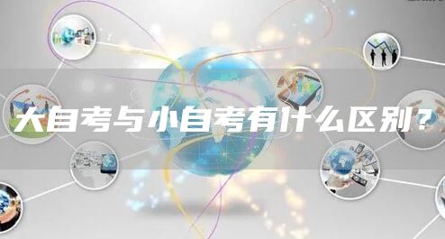 大自考与小自考有什么区别？