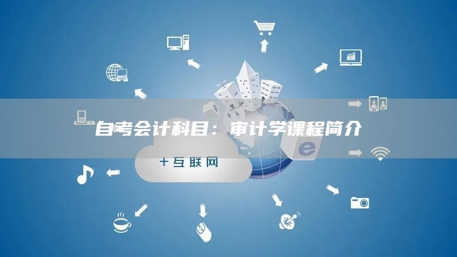 自考会计科目：审计学课程简介