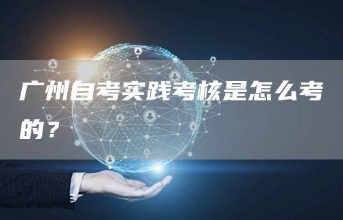 广州自考实践考核是怎么考的？(图1)