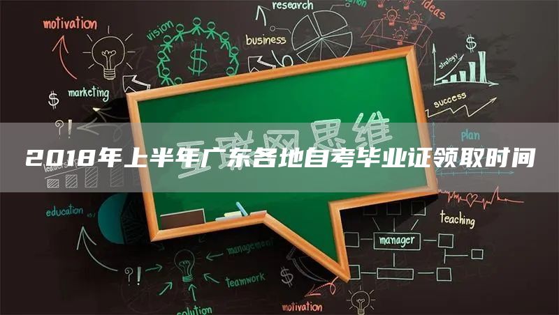 2018年上半年广东各地自考毕业证领取时间(图1)