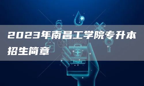 2023年南昌工学院专升本招生简章