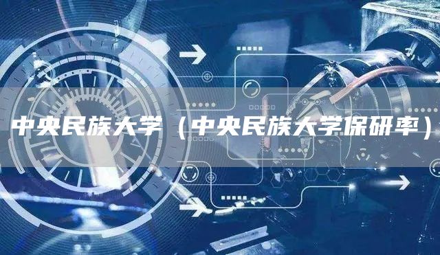 中央民族大学（中央民族大学保研率）