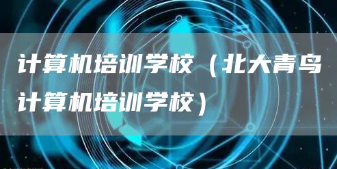 计算机培训学校（北大青鸟计算机培训学校）(图1)