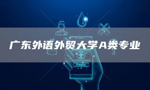 广东外语外贸大学A类专业(图1)