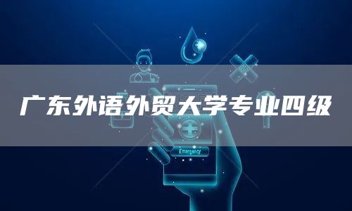 广东外语外贸大学专业四级