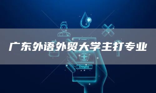 广东外语外贸大学主打专业(图1)