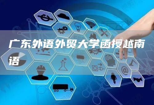 广东外语外贸大学函授越南语(图1)