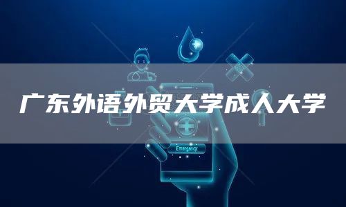 广东外语外贸大学成人大学
