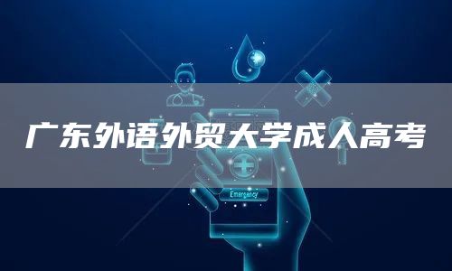 广东外语外贸大学成人高考(图1)