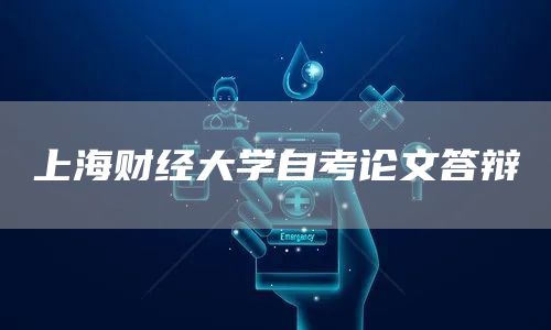 上海财经大学自考论文答辩