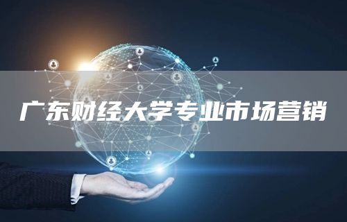 广东财经大学专业市场营销