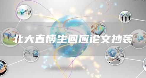 北大直博生回应论文抄袭