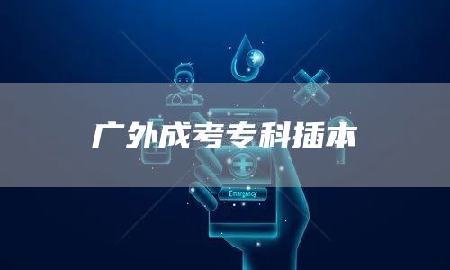 广外成考专科插本(图1)