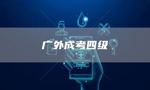 广外成考四级(图1)