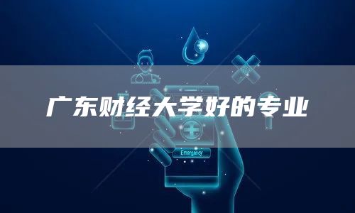 广东财经大学好的专业(图1)