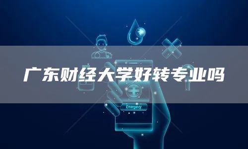 广东财经大学好转专业吗