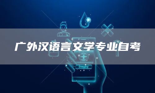 广外汉语言文学专业自考
